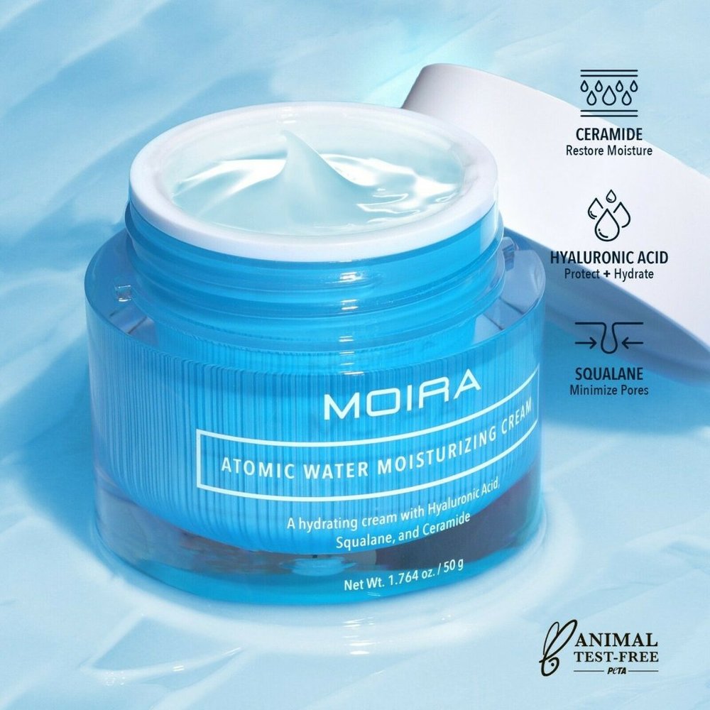 MOIRA, Atomic Water Moisturizing Cream, Korean Cosmetic
